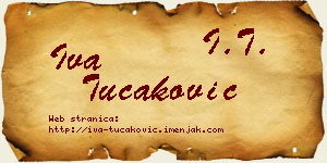 Iva Tucaković vizit kartica